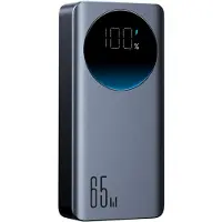 JOYROOM JR-PBF05 Pro 30 000 mAh 65 W powerbank med digitalt display, 2 x USB-C og 1 x USB-A – svart