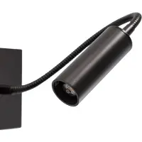 Argon Vegglampe Ojos, antrasitt, leselampe, justerbar, 33 cm, G9