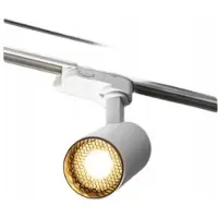 GTV skinnearmatur LIMA, GU10 maks.20W, AC220-240V 50/60Hz IP20 IK08 rund hvit