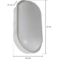 Ledino Rask montert LED-vegglampe Schwabing XXL