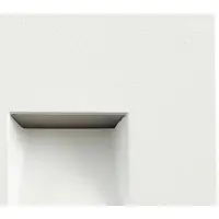 LINDBY LED innfelt vegglampe Alune, hvit, kantet, 8 x 8 cm, IP65