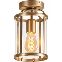 Steinhauer Pimpernel taklampe, bronse, metall, glass