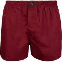 Steppin' Out Boksershorts Poplin Rød Bordeaux Størrelse