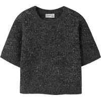 Name It Kids T-skjorte - Strikk - NkfRiaglitter - Black - - 11-12 år (146-152) - T-skjorte