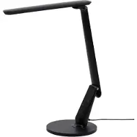 Aluminor Zig LED-skrivebordslampe med kontrollpanel svart