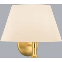 Hufnagel Vegglampe Royce med klassisk skjerm, krem
