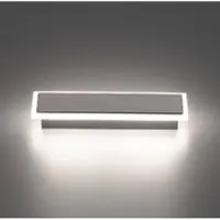 FISCHER&HONSEL GMBH LED-vegglampe Aluro, metall, nikkelfarget, CCT, dimbar