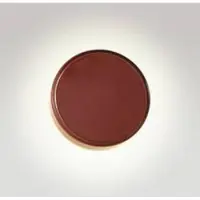 Marset LED-vegglampe Caramel, brun, Ø 22 cm, TRIAC, glass