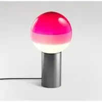 Marset bordlampe Dipping Light, høyde 22 cm, rosa/grafitt