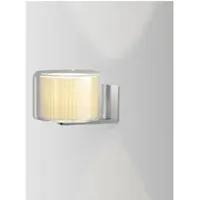 Marset Mercer A vegglampe av glass og bomull
