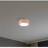 Argon LED-taklampe Libre, ferskenfarget, stål, 3.000 K