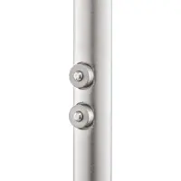 BOPP Share LED-uplight med leselampe, aluminium