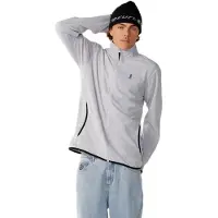 Rip Curl S-Series Polar Zip Thru Crew Fleecejakke grå