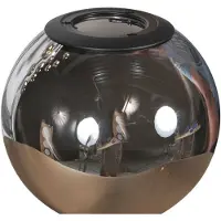 Steinhauer LED-hengelampe Bollique, 12 lyskilder. rund, svart, glass