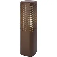 Nordlux Sokkellampe Sidara 45 Seaside, brun, aluminium, IP44, E27