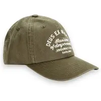 Deus Ex Machina for man. D263MHA169 Harajuku Sign Dad Cap Olive Green (OSFA), Casual, Cotton