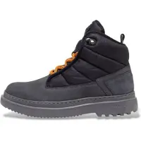 Colmar for man. SNOWER-T Snower Tones Black Leather Boots (44), Flat, Laces, Casual