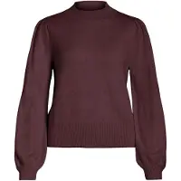 Vila Høyhalset Strikket Pullover