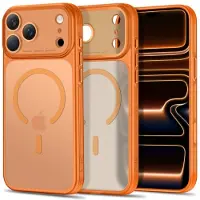 Tech-Protect MagPrime MagSafe CC-etui til iPhone 18 Pro / 17 Pro – matt oransje