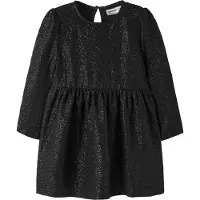 Name it Kjole - NmfRisine - Black - - 2 år (92) - Kjole