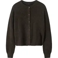 LMTD Cardigan - Strikk - Noos - NlfLoddet - Chocolate Brown - - 11-12 år (146-152) - Cardigan