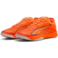 Puma Accelerate NITRO SQD 5 Road to Glory Indoor Shoes Unisex, Sport, Ultra Orange/Hi Vis Blue/Red, 43