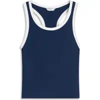 Tommy Hilfiger Uw0uw06308 Ermeløs Pyjamas-t-skjorte