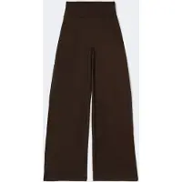 Gina Tricot  - Tall wide yoga trousers - yoga pants - Brun - S - Dame