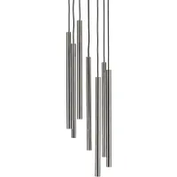 Sigma Hengelampe Sopel Lux, 7 lyskilder, rund, svart/sølv, G9