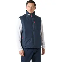 Helly Hansen for man. 34609 Crew Pile Vest navy blue (XL), Casual, Polyester, Outdoor