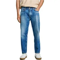 Pepe Jeans for man. PM207965 Blue Barrel Worn Jeans (30/30), Casual, Cotton, Denim, Sustainable