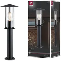 Paulmann 94397, Utendørs bakkebelysning, Grå, Glass, Metall, IP44, Gangsti, Terrasse, I