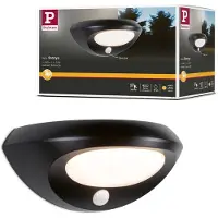 Paulmann utendørs LED-vegglampe Sorova, sensor, antrasitt