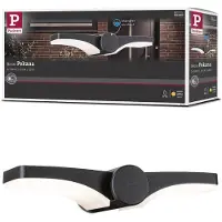 Paulmann utendørs LED-vegglampe Pekana, antrasitt 30 cm aluminium IP44