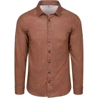 Desoto Skjorte Twill Brun Størrelse