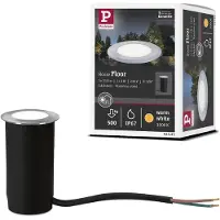Paulmann House nedfelt lampe IP65, rund, flat