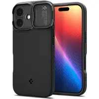 Spigen Optik Armor (MagFit), Etui, Apple, iPhone 17 Pro, 16 cm (6.3), Svart