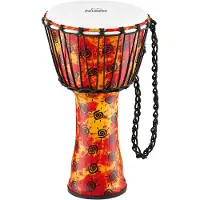 Nino Percussion Rope Tuned Synthetic Djembe with Synthetic Head Medium