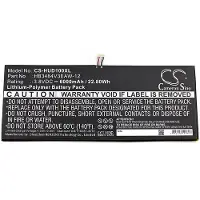 24hShop Batteri for nettbrett for Huawei dtab, d-01H, Mediapad M2 10.1 LTE og andre.