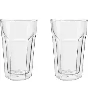 Leopold Vienna LV01516, Gjennomsiktig, Glass, Rund, 2 stykker, Klar, 280 ml