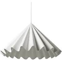 Audo Copenhagen Audo hengelampe «Dancing», hvit, Ø 95 cm, filt
