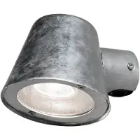 Konstsmide Utendørs vegglampe Trieste av stål, galvanisert