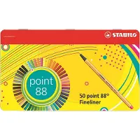 Stabilo Point 88 Metal Tusjpenn Assortert 50 Enheter