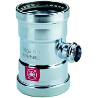 Viega Prestabo XL T-stykke 88,9 mm forzinket stål
