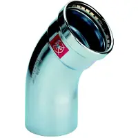 Viega Prestabo XL bøjning 45° 88,9 Stål/Forzinket, 597702