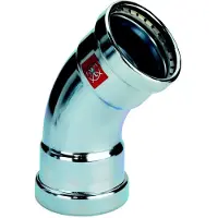 Viega Prestabo XL bøjning 45° 88,9 Stål/Forzinket, 597627