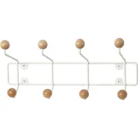 Goodhome klesoppheng til vegg SATURNUS, treknagger, 34 cm