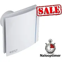 THERMEX Baderomsvifte Silent 100 CZR Design Scandic - med timer - 100 mm.