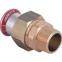 Geberit Født Mapress FZ union 54mm - Mapress FZ union m/udv.gevind d54mm x 2''