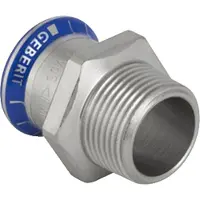 Geberit Geb. Mapress RF overg. 22x1/2 - RF overg.stk m/udv.gevind d22mm R1/2